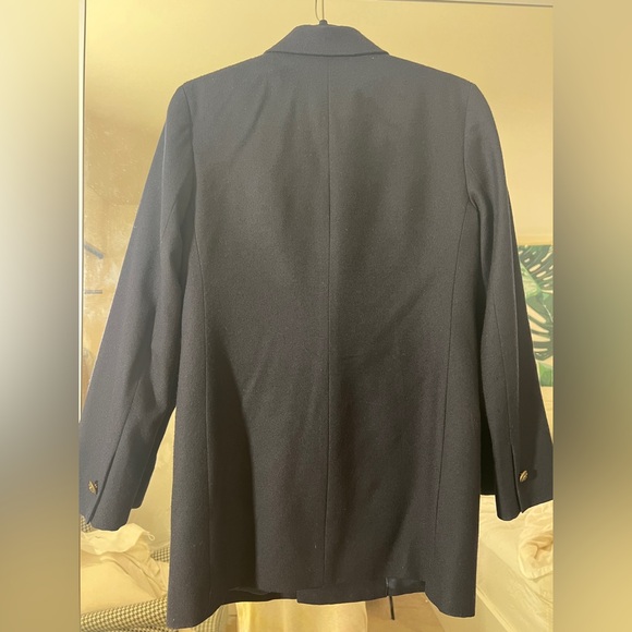 Ralph Lauren Polo 100% Wool Embroidered Esquerian Double Breasted Blazer Size 0. - Picture 10 of 11